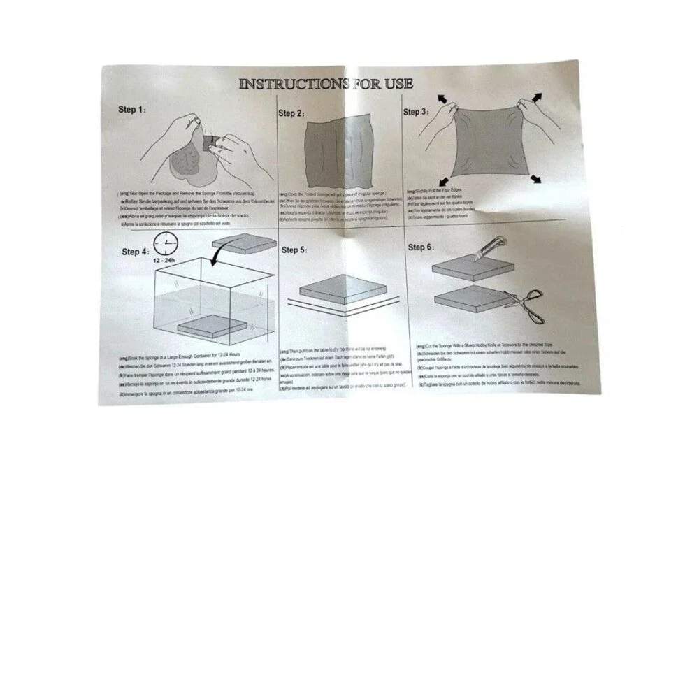 Bio Sponge Filter Media Pad Cut-to-Fit Foam 1.57